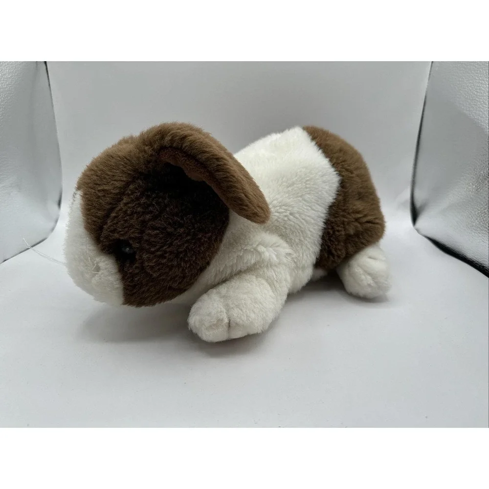 Vintage Cascade Toy‎ Rabbit Hand Puppet Brown White Plush Bunny Stuffed Animal